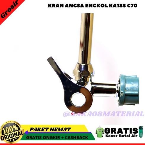 10.10 Promo Kran Engkol Angsa Kran Bcp  Ka 185 C70 Original Terbaru / Kran Cuci Piring / Kran Shower