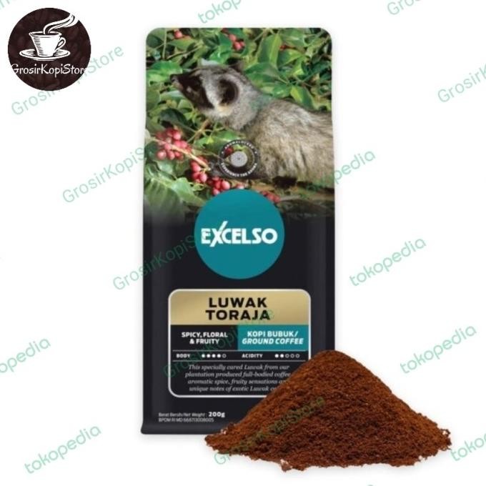 

Excelso Luwak Toraja Bubuk 200Gr