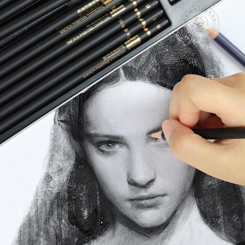 

Ok75 29pcs/Set Lukis Sketsa Lengkap Paket Drawing Pencil Gambar Metal Tin Box Pensil Gambar Murah