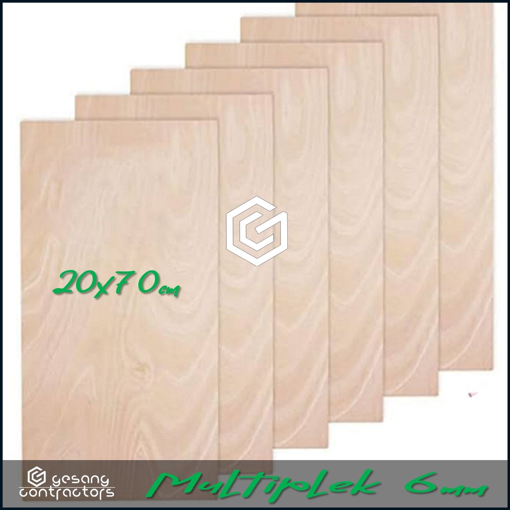 Triplek 6mm 20x70 cm ( Multiplek 6mm | 6 mm | 20x70cm | 70x20cm | 70x20 | 20 x 70 cm )