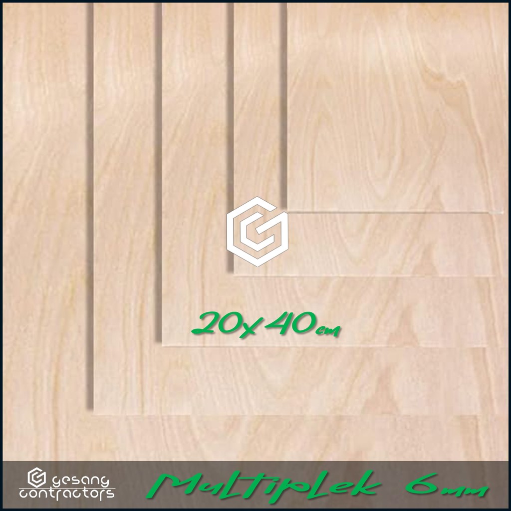 Triplek 6mm 20x40 cm ( Multiplek 6mm | 6 mm | 20x40cm | 40x20cm | 40x20 | 40 x 20 | 20 x 40 cm )
