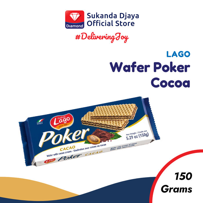 

OBRAL Lago Wafer Poker Cocoa 150 g