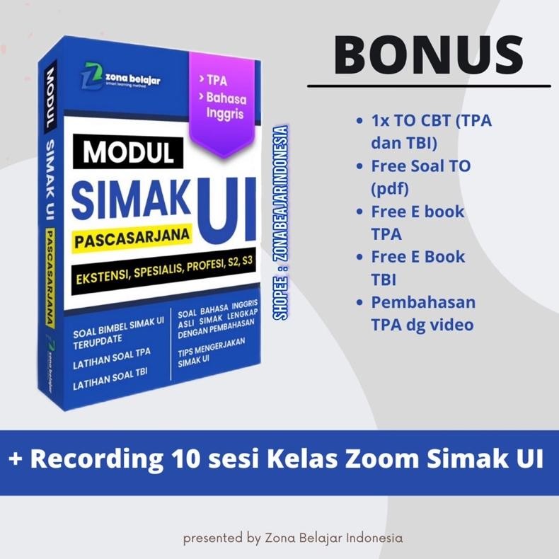 PROMOO KEMBALI BUKU SIMAK UI PASCASARJANA 2024 (S2, S3, SPESIALIS, EKSTENSI, PROFESI)