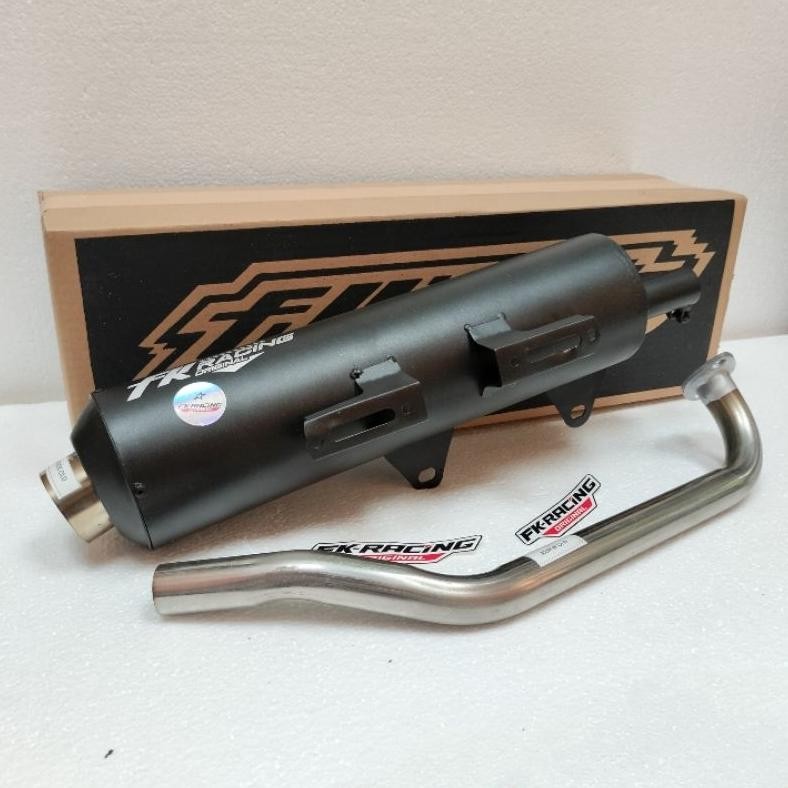 COD Knalpot Standar Racing Copy CMS Vario 150 LED Vario 125 LED - FK Racing Suara Bass Adem rg-4