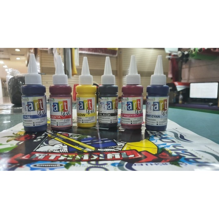 

TINTA ARTPAPER EPSON PRINT STICKER VINYL - TRANSFERPAPER - CETAKAN