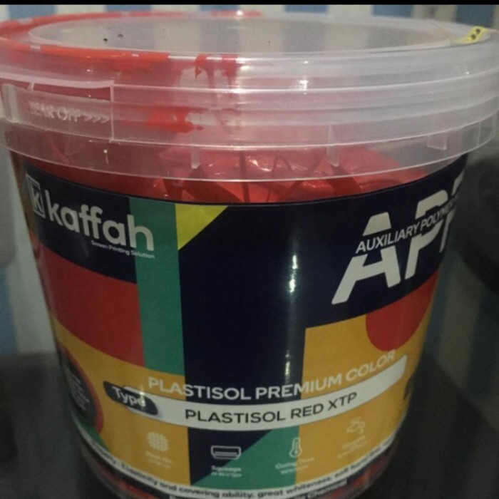 

TINTA PLASTISOL KAFFAH RED XTP 500GR