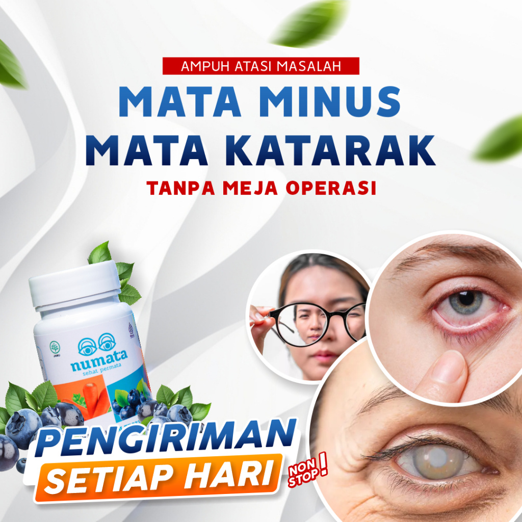 30 Kapsul Numata Mengatasi Mata Berlemak Pterygium