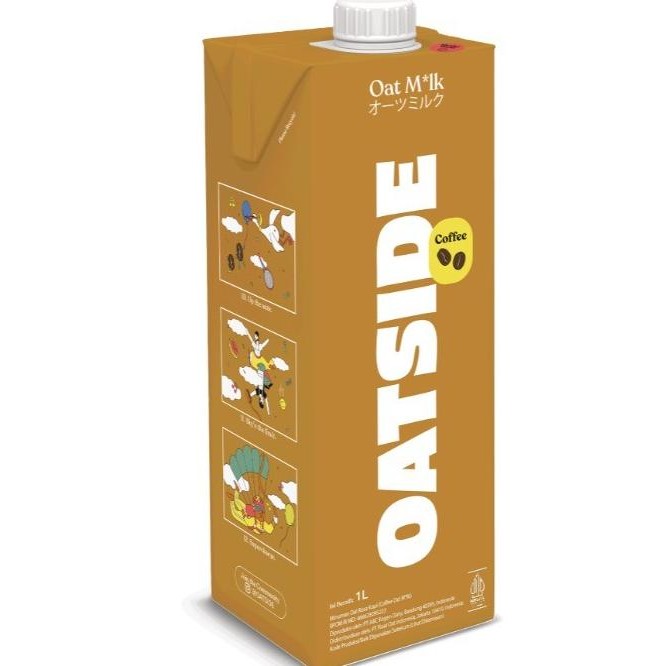 

Oatside Coffee Blend Lk 1Liter - Susu Kopi Oat Gandum - Grab Gosend Only!!!