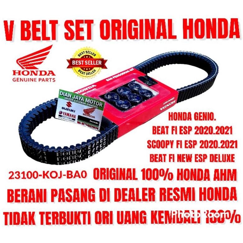 Tre-57 Panbel Plus Roller Ahm Koj Honda Beat Fi Deluxe Scoopy Fi 2020 2024 23100-Koj-Bao Original Ho