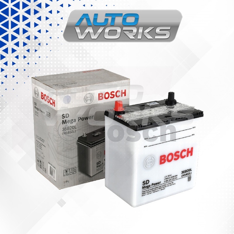 Aki Mobil Bosch NS60L 45Ah Kering (Maintenance Free)