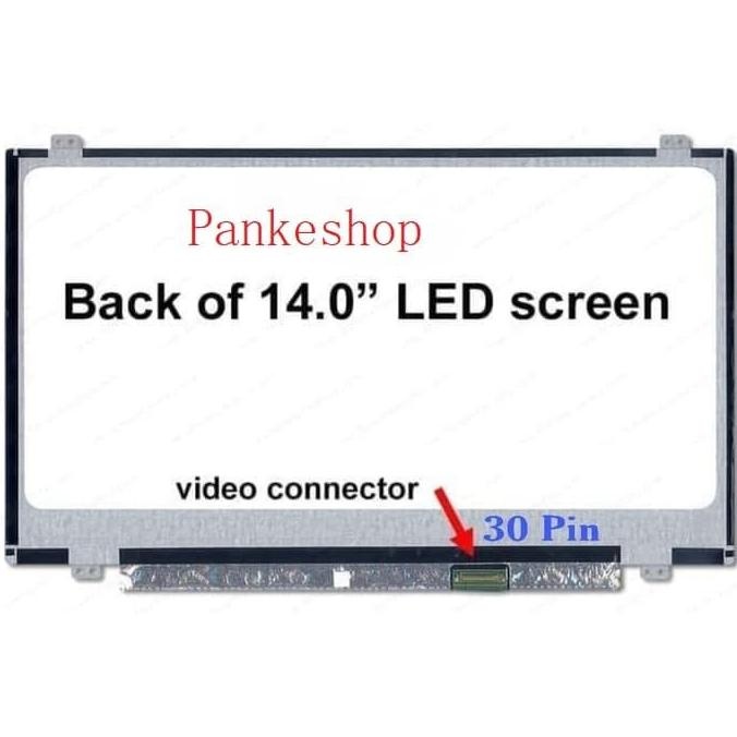 Layar LCD LED HP 14-AM503TU 14-AM034TX 15-BA004AX 14-AM013TU 14.0 HD