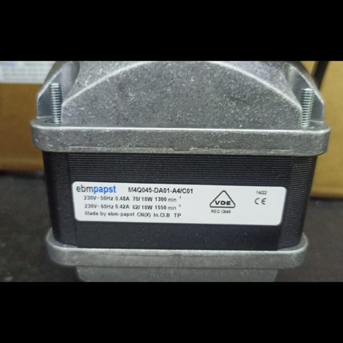 [ Cj66 ] Motor Ebmpapst M4Q045-Da01-A4/C01 230V 1Phase 50/60Hz 18Watt  Ready