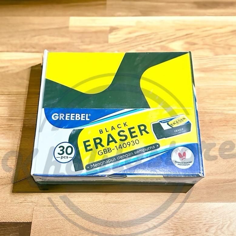 

(30 pcs) Eraser / Penghapus Hitam Greebel GBB-140930 LARIS