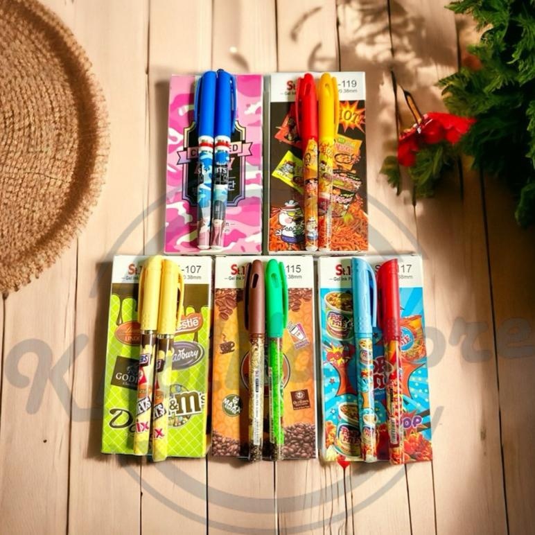 

Pulpen Gel Motif St.1 Station 1 0.38 mm isi 12 pcs LARIS