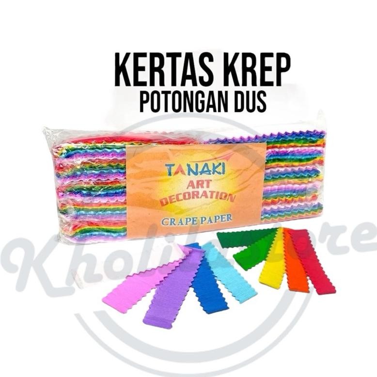 

Crape Paper Tanaki / Kertas Krep Potongan isi 100 pcs LARIS