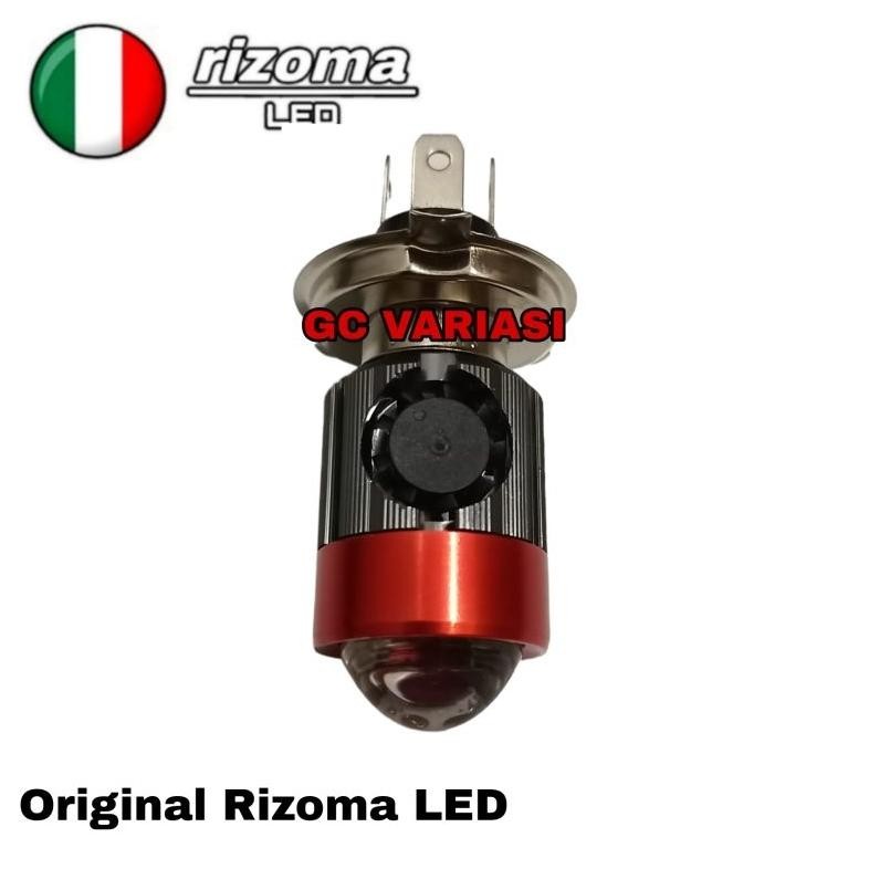 To94 Lampu Motor Led H4 Laser Kipas AC DC/Rizoma Led Lampu Bolam Utama Depan Motor H4 Projector Prem