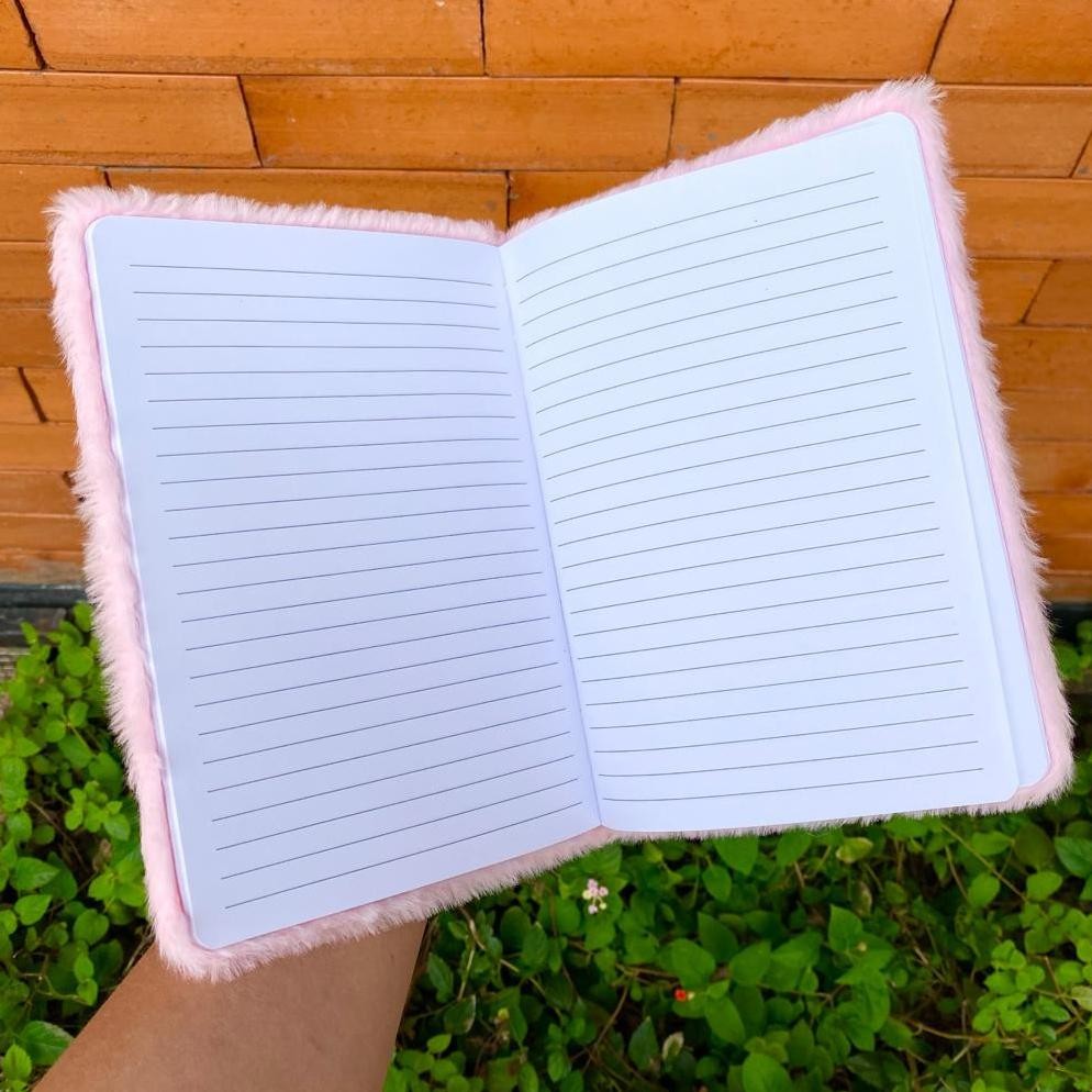 

Oh34 Notebook Bulu Diary Unicorn Bulu Fur Squishy Buku Tulis Anak Kuda Pony Original