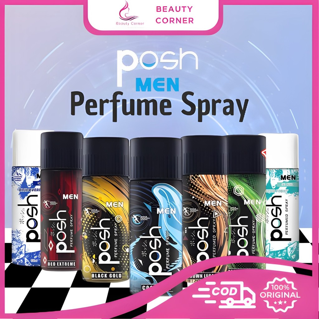 Posh MEN Parfumed Body Spray - 150ml