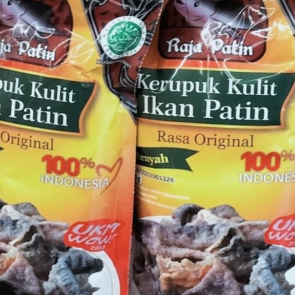 

Kerupuk Kulit Ikan Patin Cap Raja Patin| Sna Kulit Ikan100G