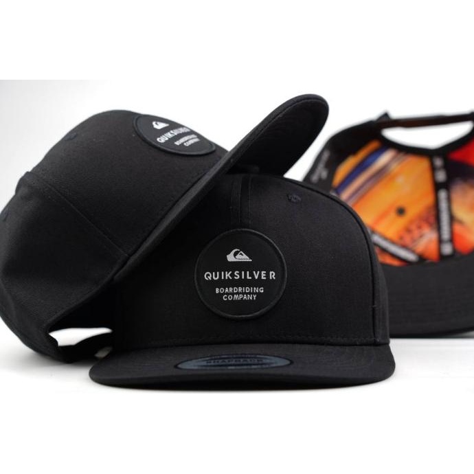 TOPI SNAPBACK topi snapback Quiksilver / Quiksilver log bulat original import / hat