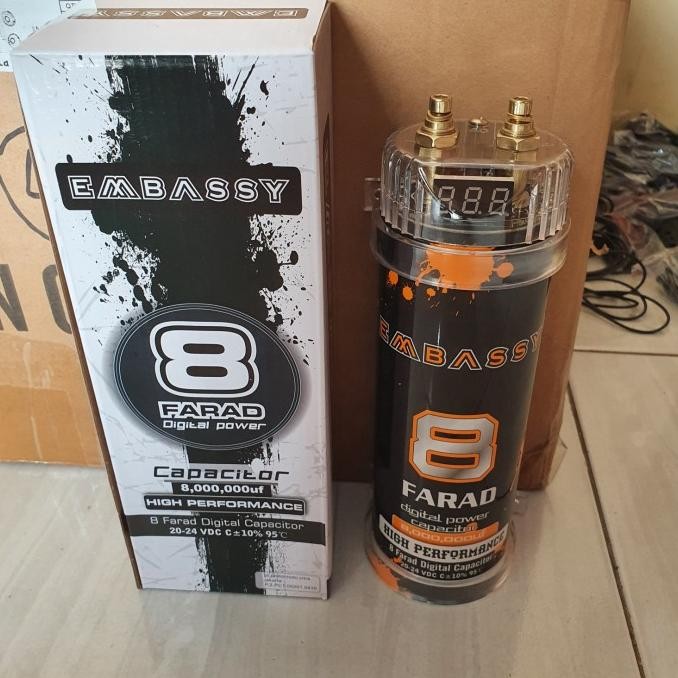 Kapasitor Bank / Capacitor Bank Embassy Led 8 Farad