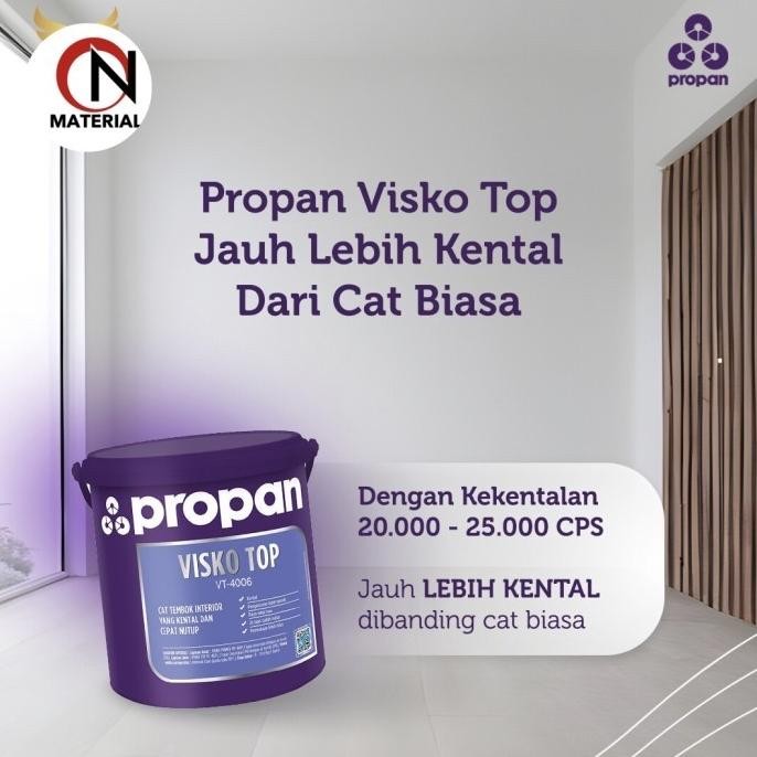 Ready Cat Propan Visko Top 25Kg Putih Dan Warna Decorlotus Decorshield Siap Kirim 