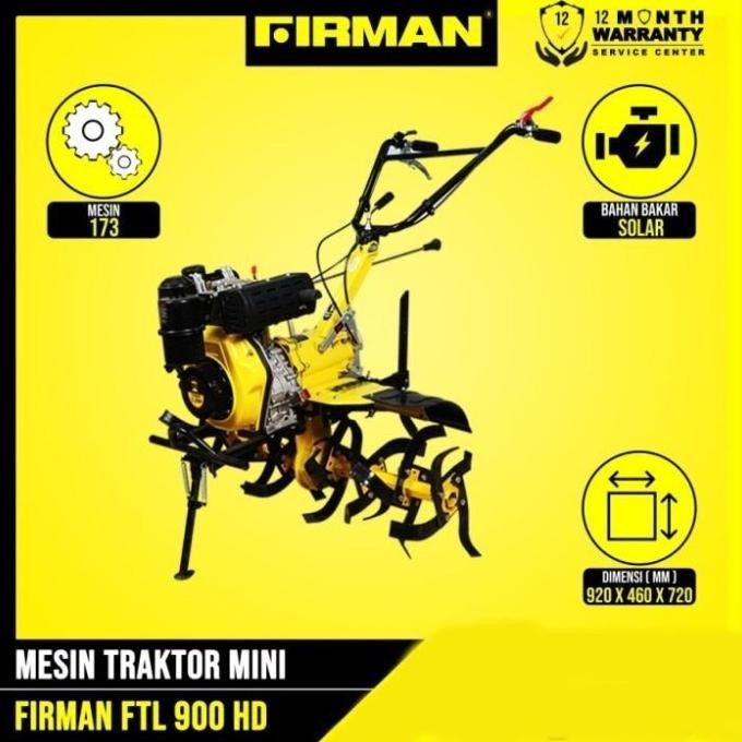(Bisa Faktur) Cultivator Mesin Traktor Mini Tiller Bajak Sawah Ladang