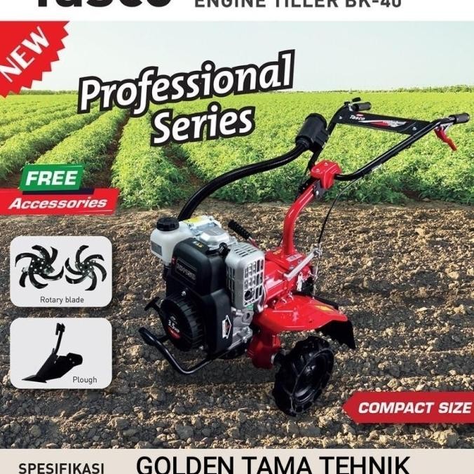 Mesin Bajak Tanah Tasco Bk 40 Traktor Mini Engine Tasco Bk 40