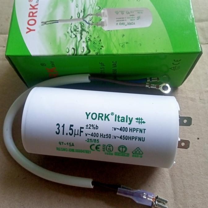 Kapasitor Mesin Pompa Air / Kapasitor 31.5Uf/450V York