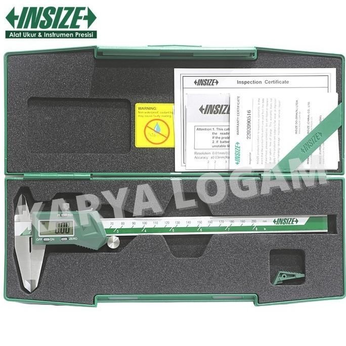 Insize Jangka Sorong Digital Sketmat Sigmat Caliper 6" Sigmat Digital