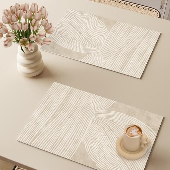 Alas Tatakan Piring Gelas Panci Alat Makan/Alas Tatakan Piring Meja Makan Table Material Tahan Panas