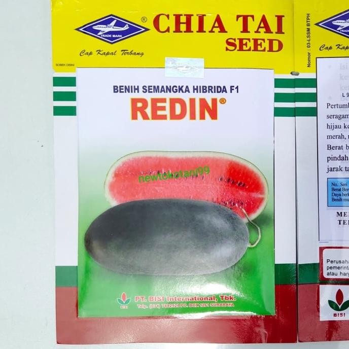 NEW benih semangka hibrida REDIN F1 20 gram semangka inul kapal terbang