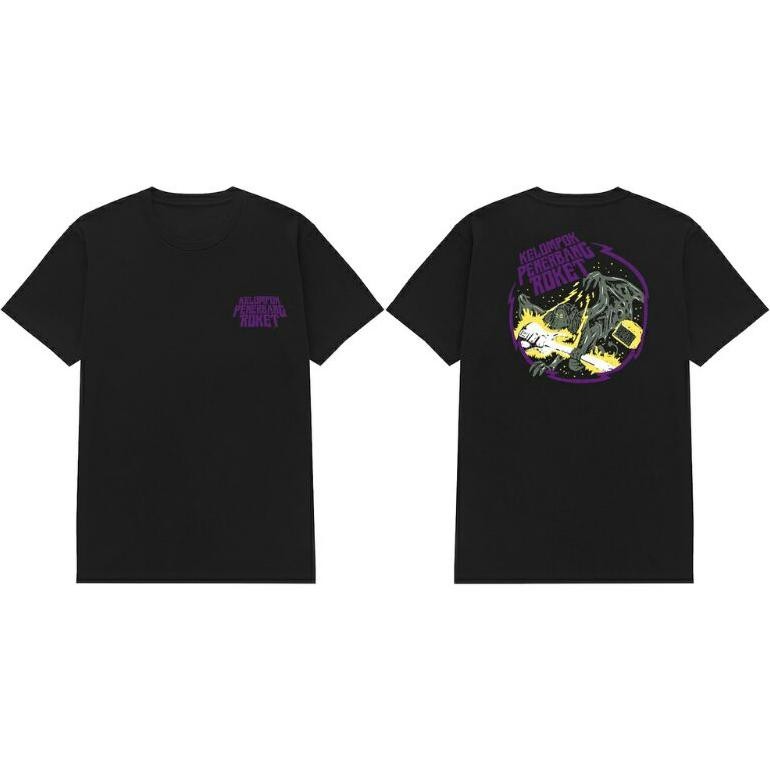 Terviral Kelompok Penerbang Roket Kaos Musik Kaos Band Pria