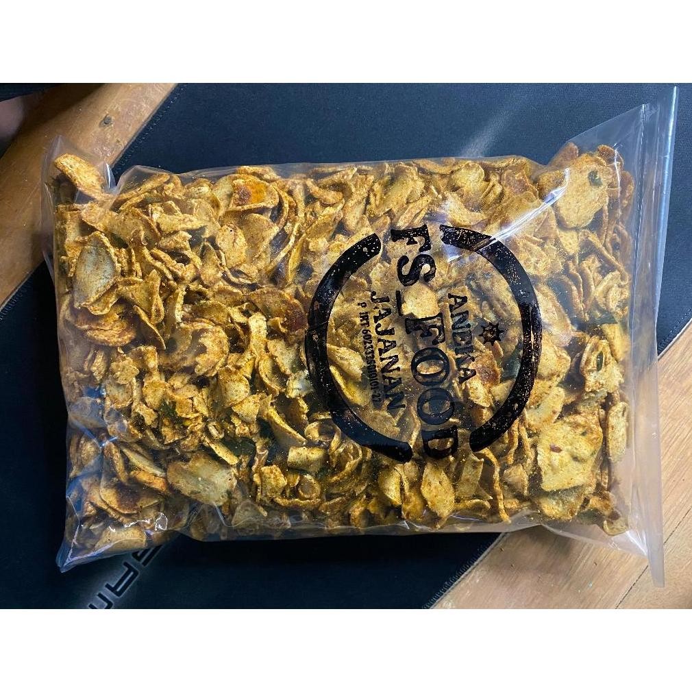

Terpercaya Basreng Koin Pedas Daun Jeruk 1Kg Premium