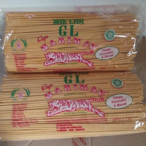 

Original Mie Lidi Gomak Cap Harimau 1Kg Premium