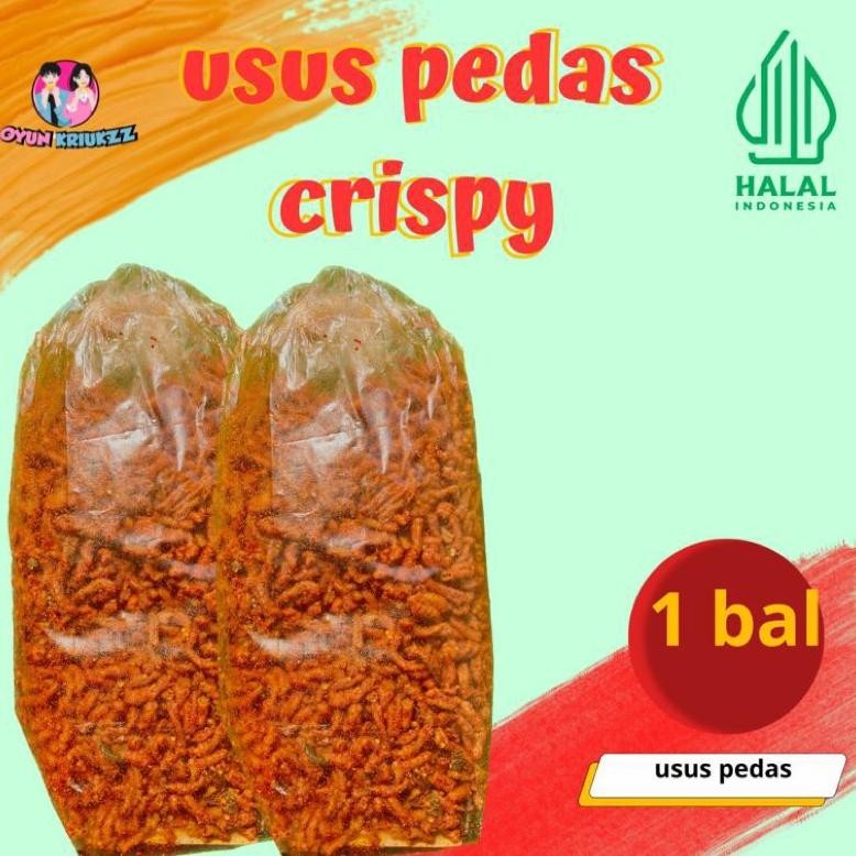 

Original Usus Ayam Crispy Pedas Daun Jeruk 1 Bal Isi 2 Kg | Usus Ayam Crispy Pedas | Usus Krispi Krispy High Quality