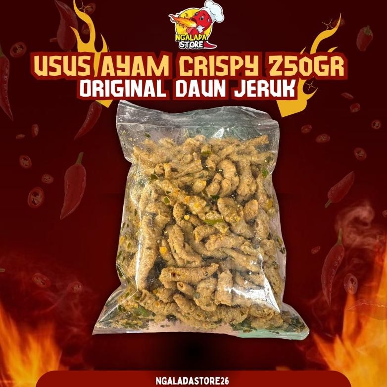 

Discount Usus Ayam Crispy Pedas Daun Jeruk | Usus Ayam Crispy Original Daun Jeruk | Usus Ayam Crispy Viral100Gr/250Gr/500Gr/1Kg Murah