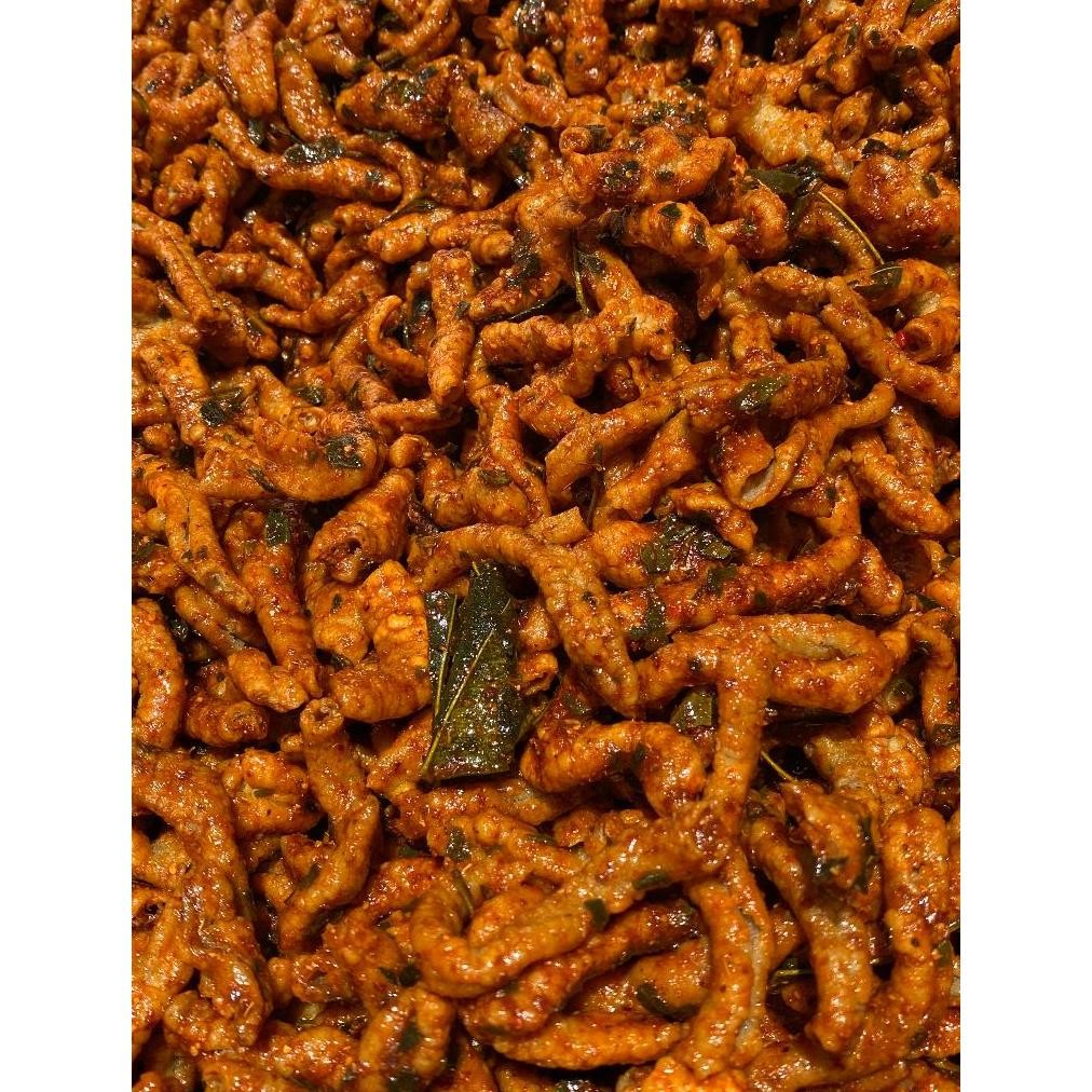 

Terpercaya Usus Krispi /Kripik Usus 500 Gram /500Gram Usus Crispy Bumbu Pedas Daun Jeruk Premium