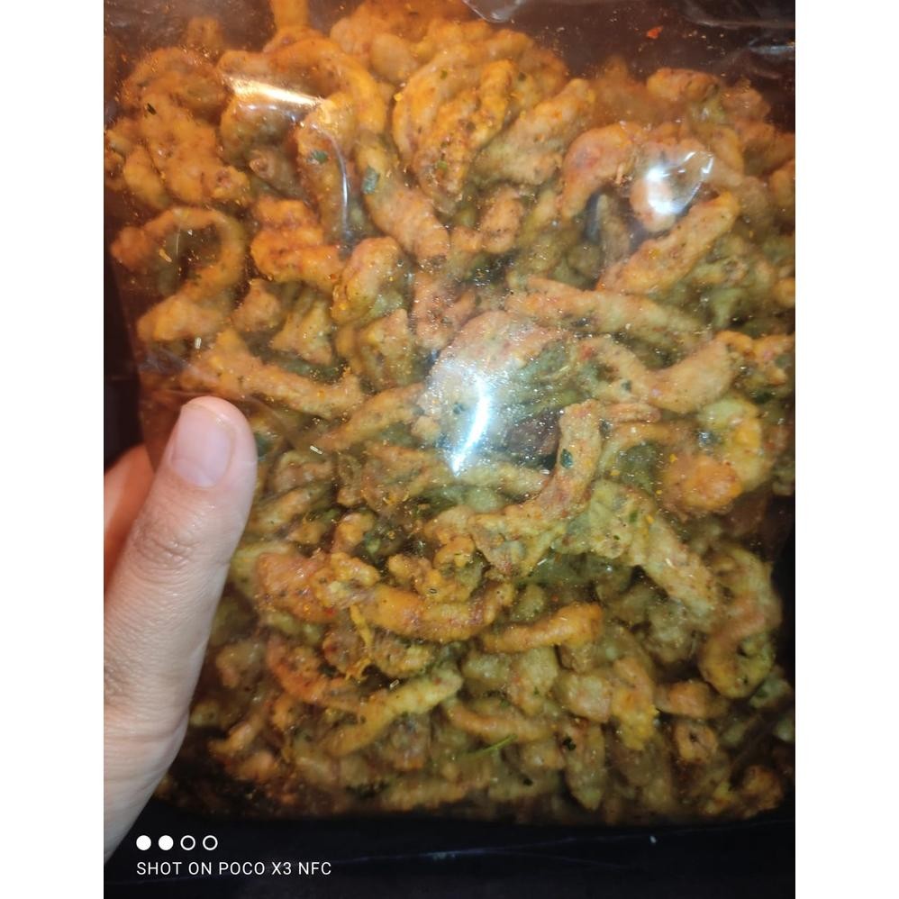 

Terpercaya Usus Crispy Cikruh Pedas Daun Jeruk 500Gr High Quality