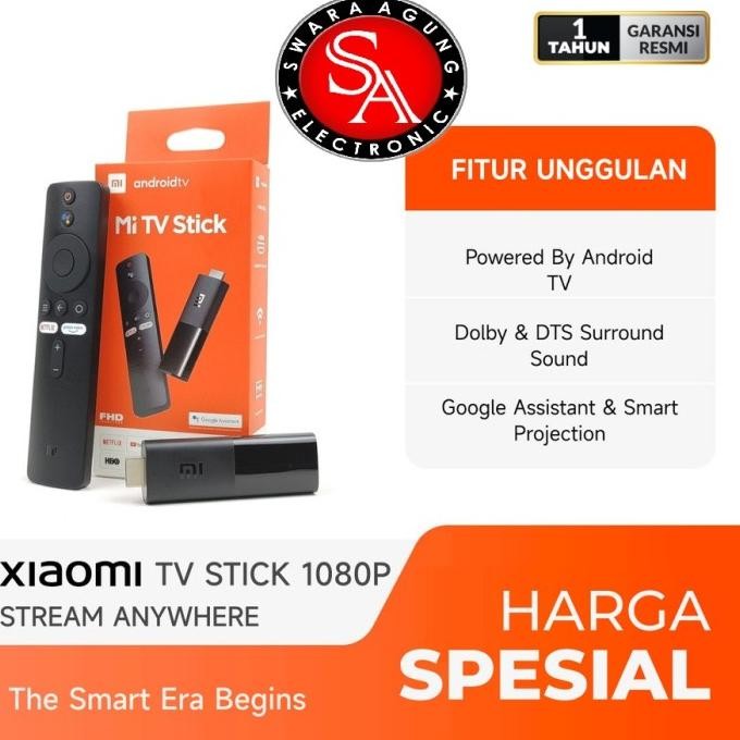 Xiaomi MI Stick Android TV Smart Android Box (Garansi Resmi 1 Tahun)