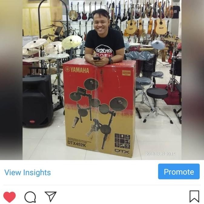 Drum Electric Yamaha Elektrik Yamaha Dtx 452K Dtx452K Dtx452 Dtx 452