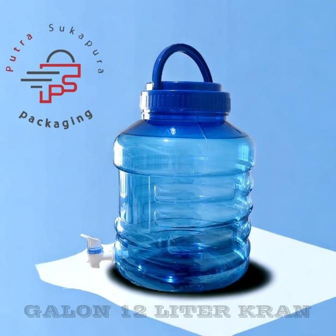 DISKON Galon kran 12 liter / Galon Air Minum / Galon Cuci Tangan Gagang Kran