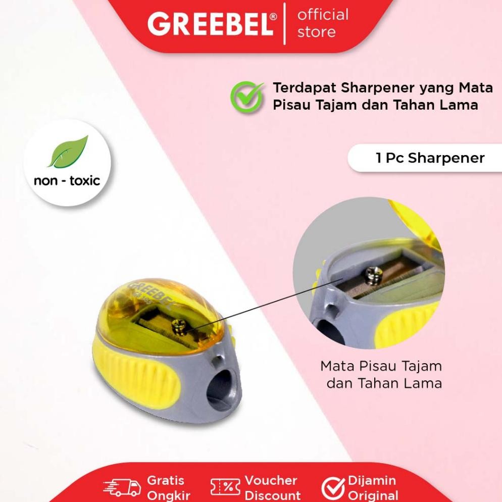 

VD08 GREEBEL Paket Alat Tulis TAB-1 / Stationary / Stationery Set alat tulis ATK krayon pensil warna pen penghapus anak Original