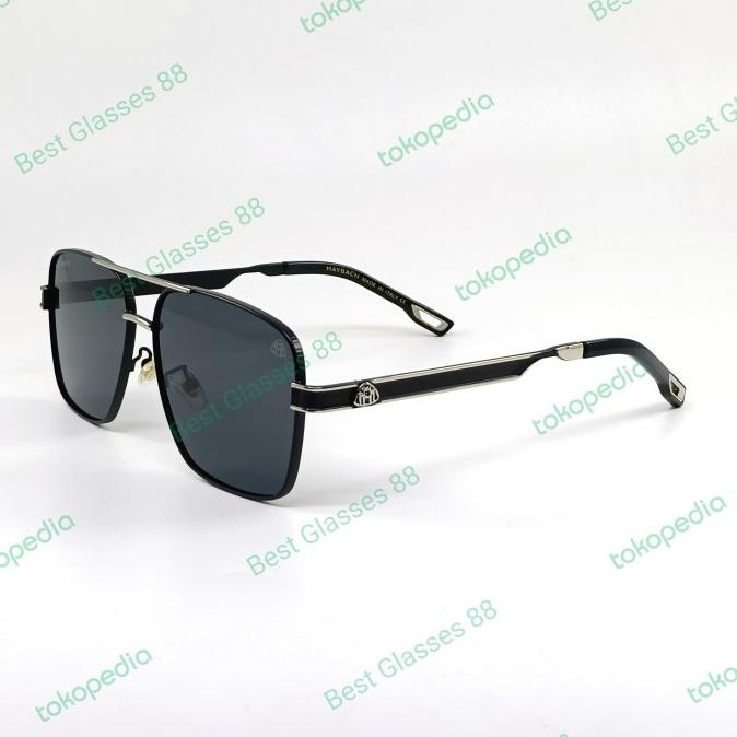 New Kacamata Pria Hitam Luxury M.B.H Sunglasses Kotak Uv Protection Original