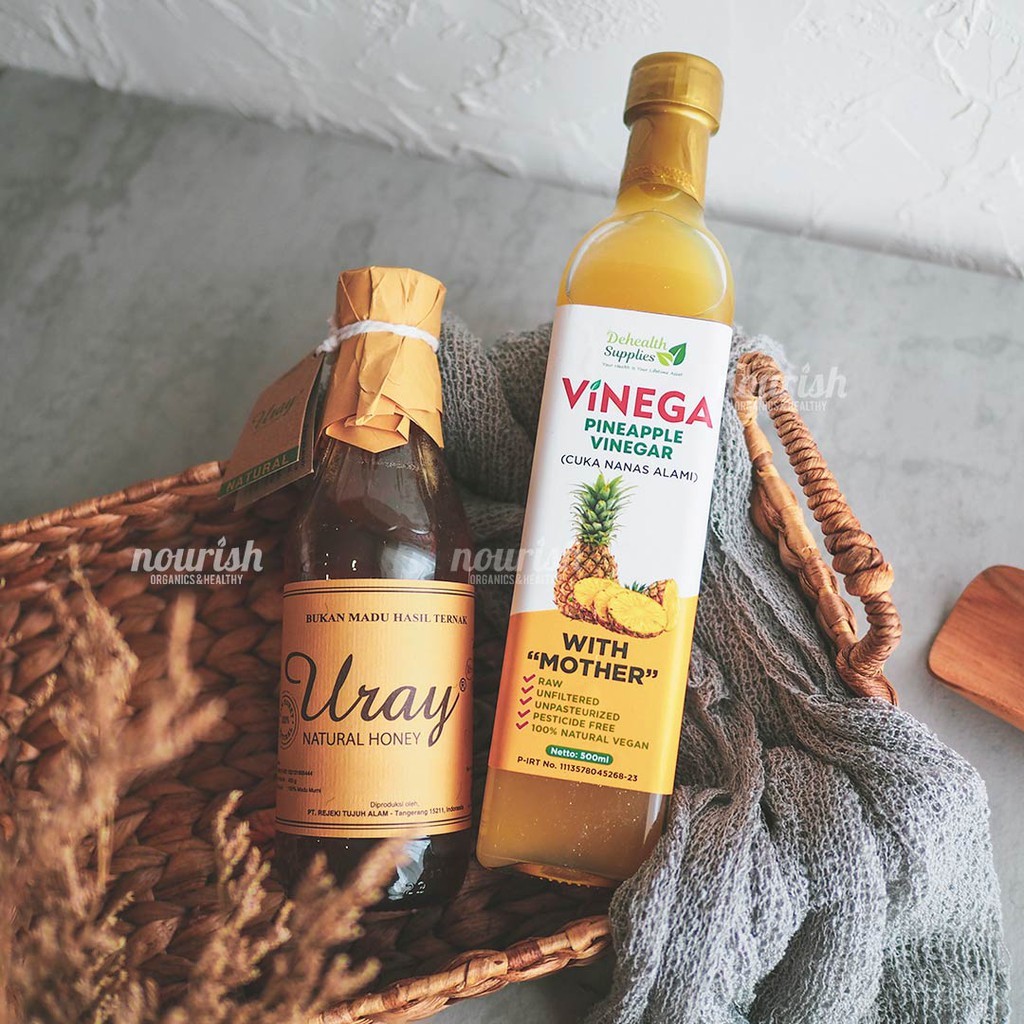 

Paket Vinega Cuka Nanas 500gr + Madu Uray 450 gram
