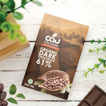

Cau Chocolate, Organic Dark Chocolate 61% 50gr