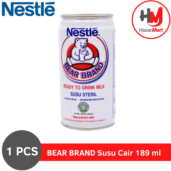 

BEAR BRAND Susu Cair 189 ml [1 PCS]