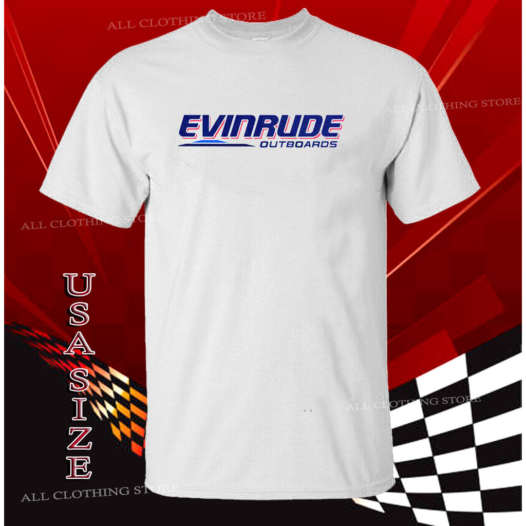 Kaos Logo Tempel Evinrude Ukuran Usa