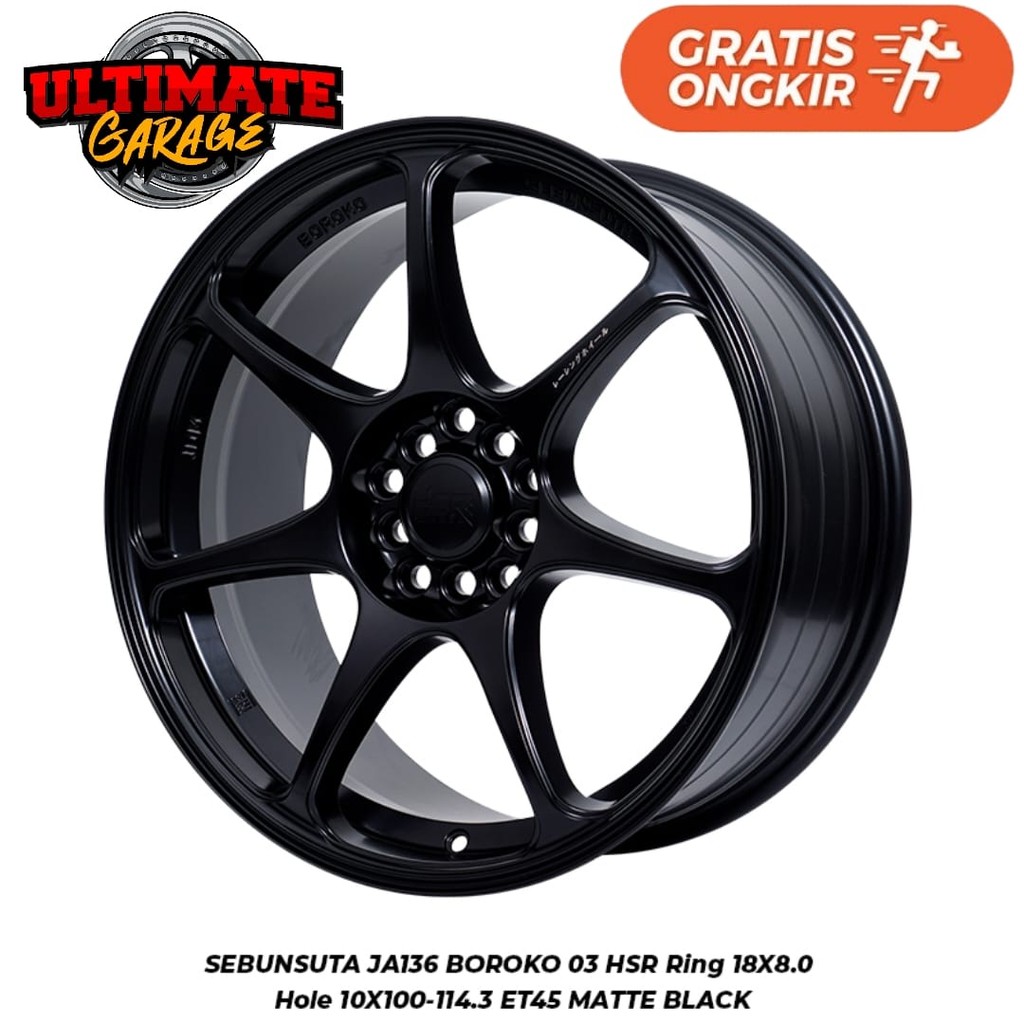 Velg HSR Ring 18 Pelak Mobil Xpander Juke Terios Xtrail Dll