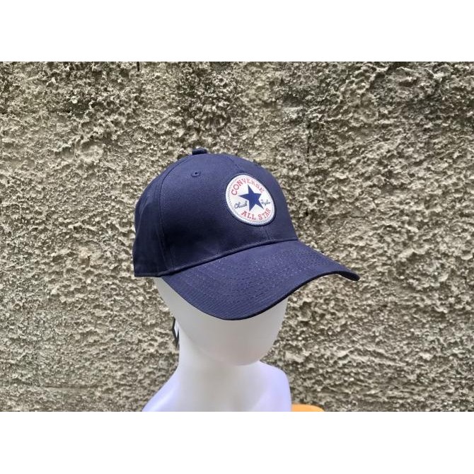 TOPI SNAPBACK Topi Converse Regular Cap With Chuck Taylor Patch Navy Original Resmi